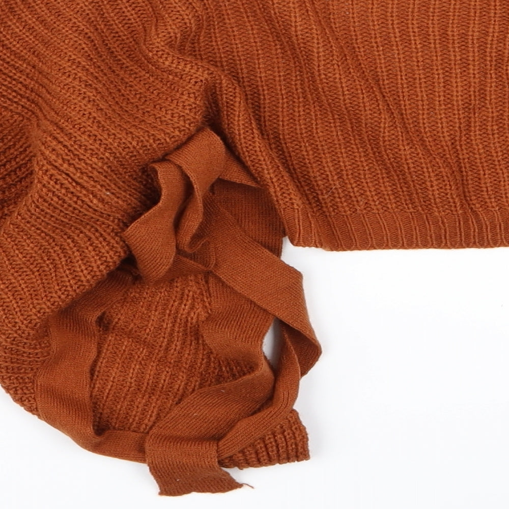 SheIn Womens Brown   Cardigan Jumper Size S