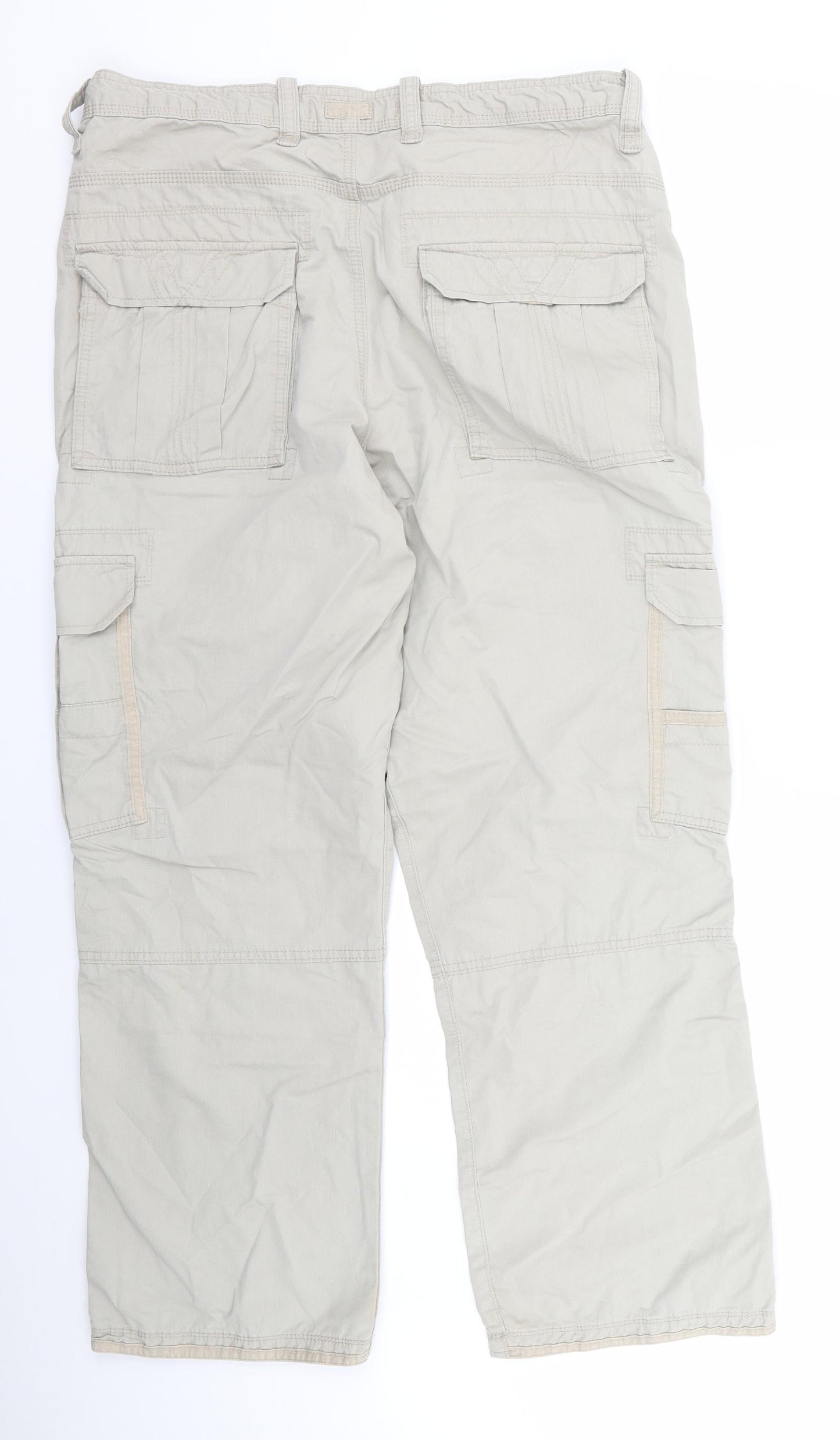m&s Mens Beige   Cargo Trousers Size 38 L31 in