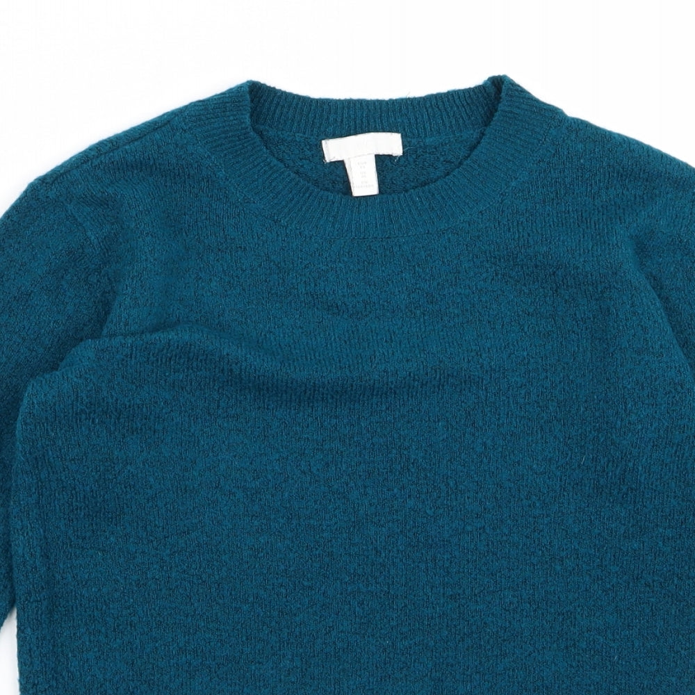 H&M Womens Green   Pullover Jumper Size M