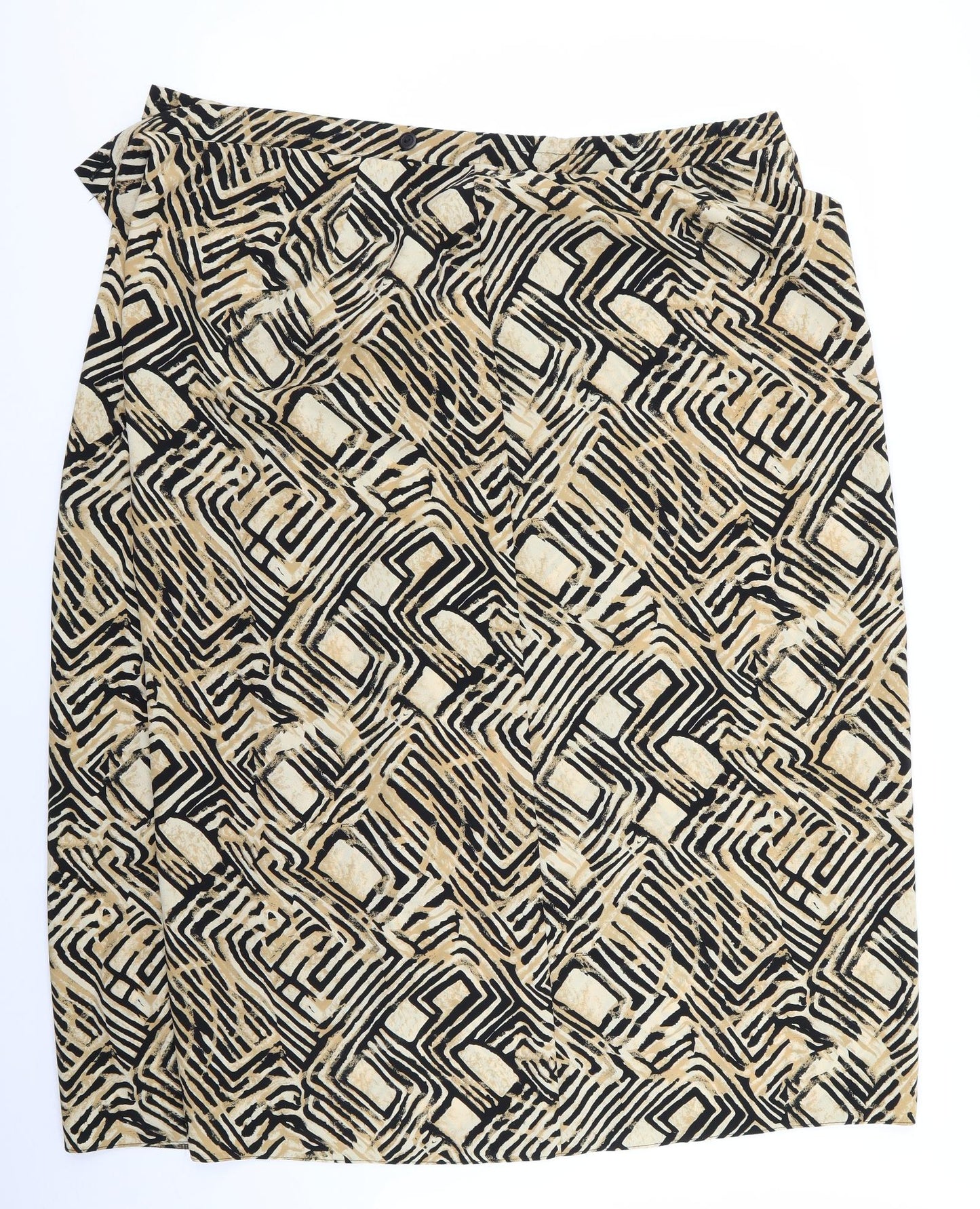 hammels Womens Brown  Rayon A-Line Set Size 8