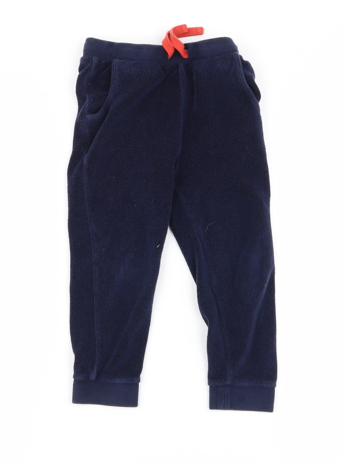 outfit Boys Blue  Ramie Jogger Trousers Size 3 Years