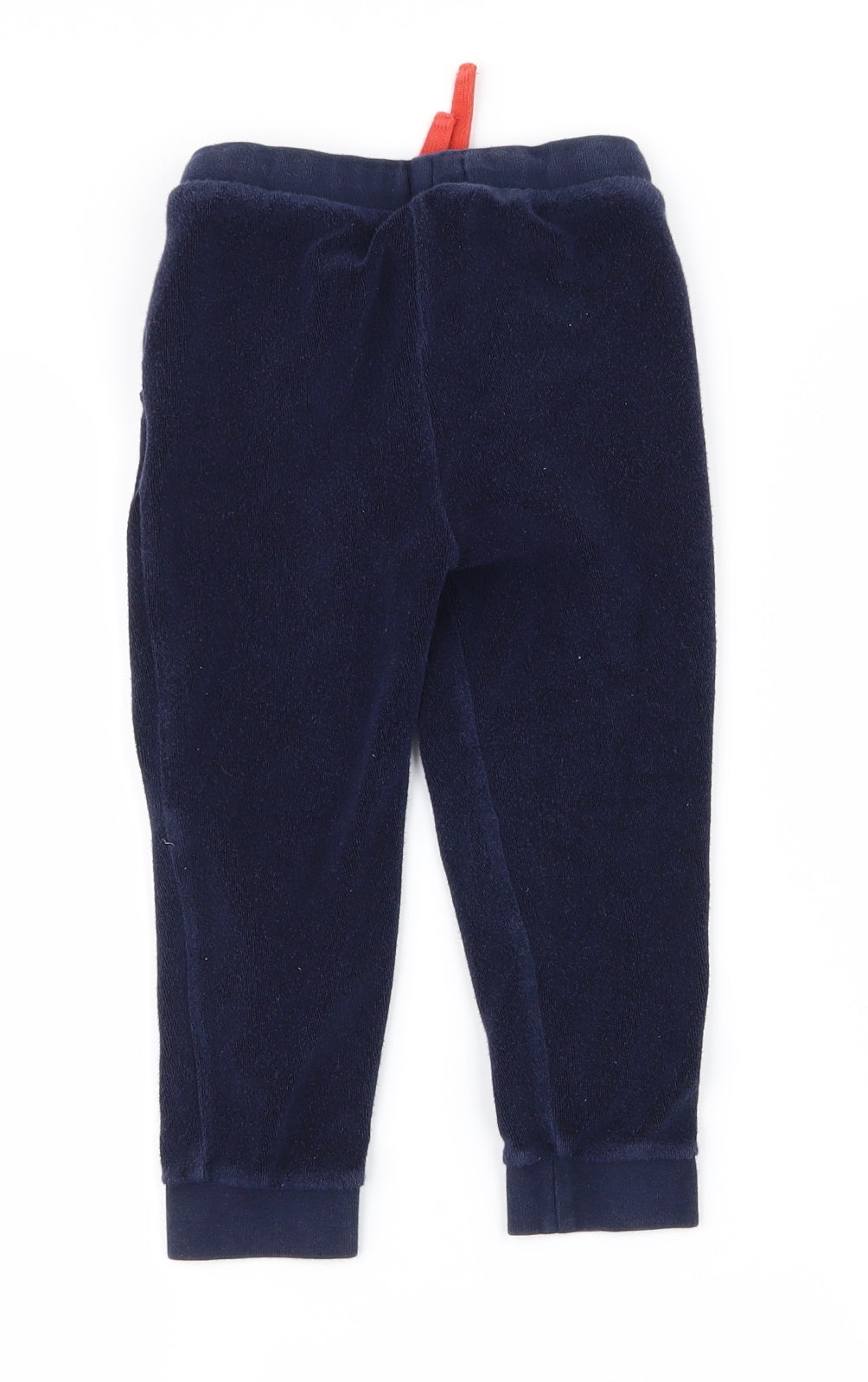 outfit Boys Blue  Ramie Jogger Trousers Size 3 Years