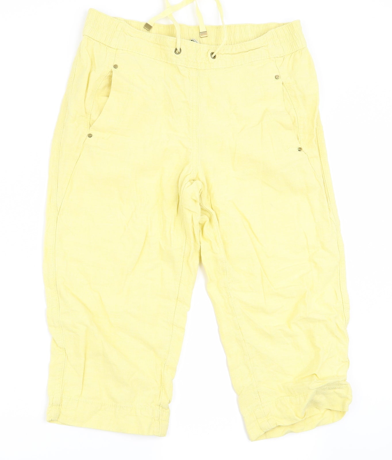 George Womens Yellow   Trousers  Size 8