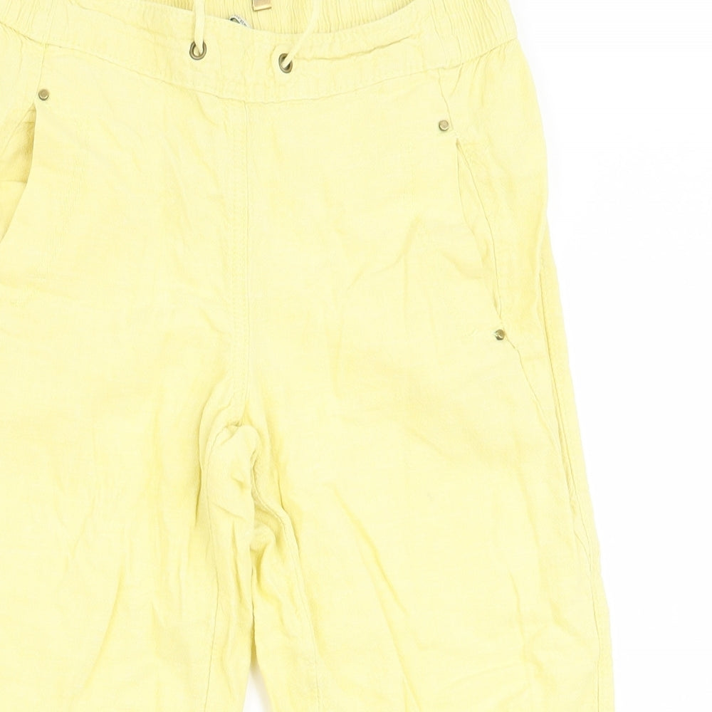 George Womens Yellow   Trousers  Size 8