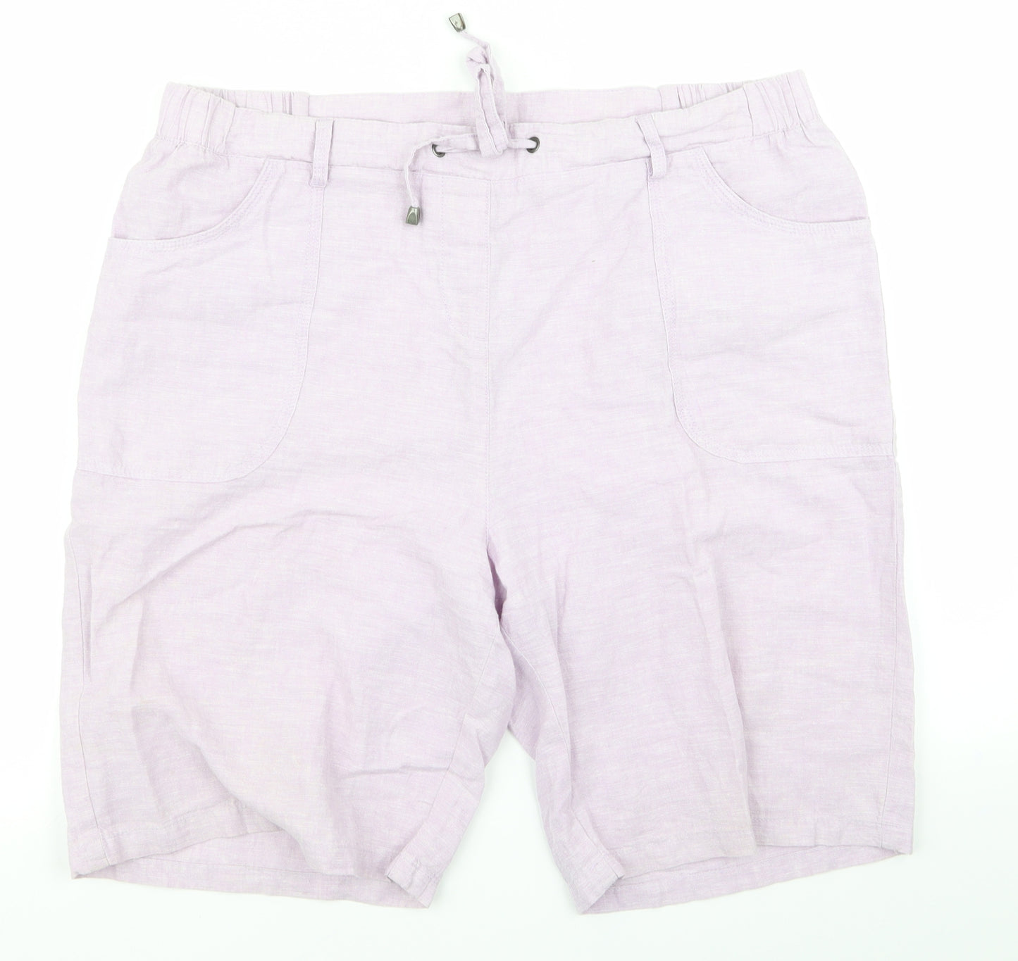 Preworn Womens Purple   Cargo Shorts Size L