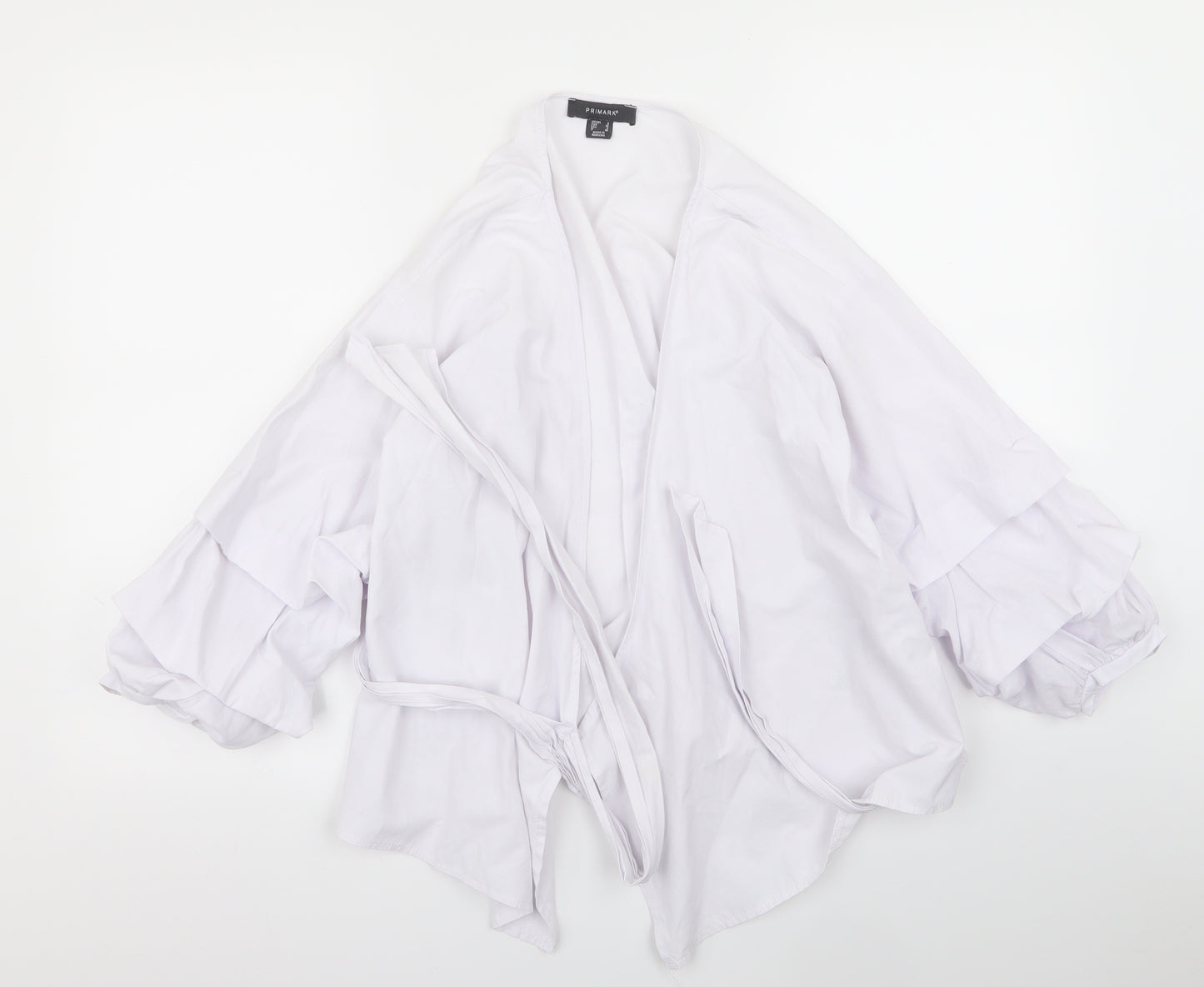 Primark Womens White   Basic Blouse Size 8