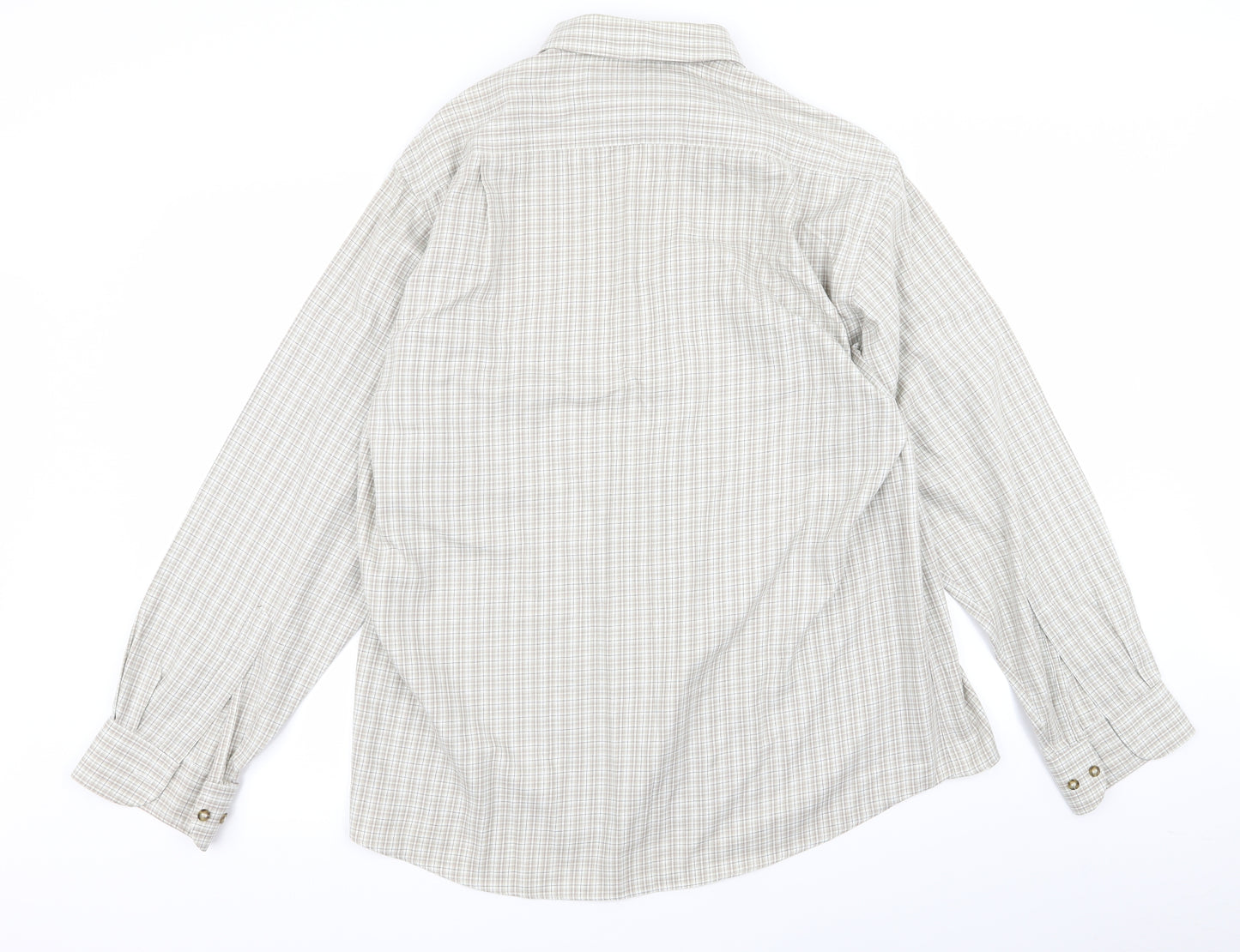 m&s Mens Brown    Button-Up Size 16
