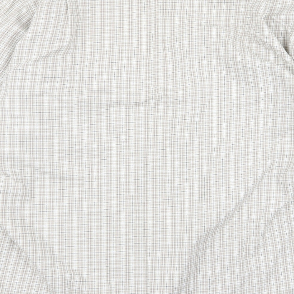 m&s Mens Brown    Button-Up Size 16