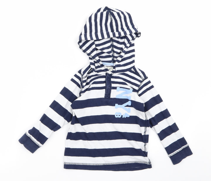 logg Baby Blue Striped Pullover Jumper Size 12-18 Months