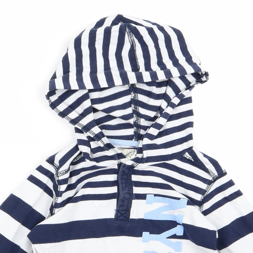 logg Baby Blue Striped  Pullover Jumper Size 12-18 Months