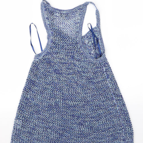 Papaya Womens Blue  Rayon A-Line  Size 8