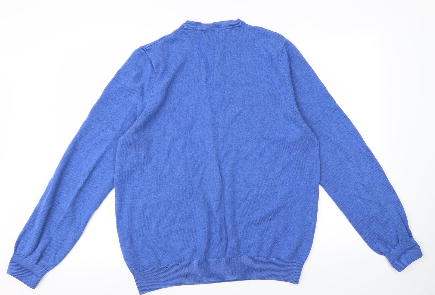 m&s Mens Blue   Pullover Jumper Size L