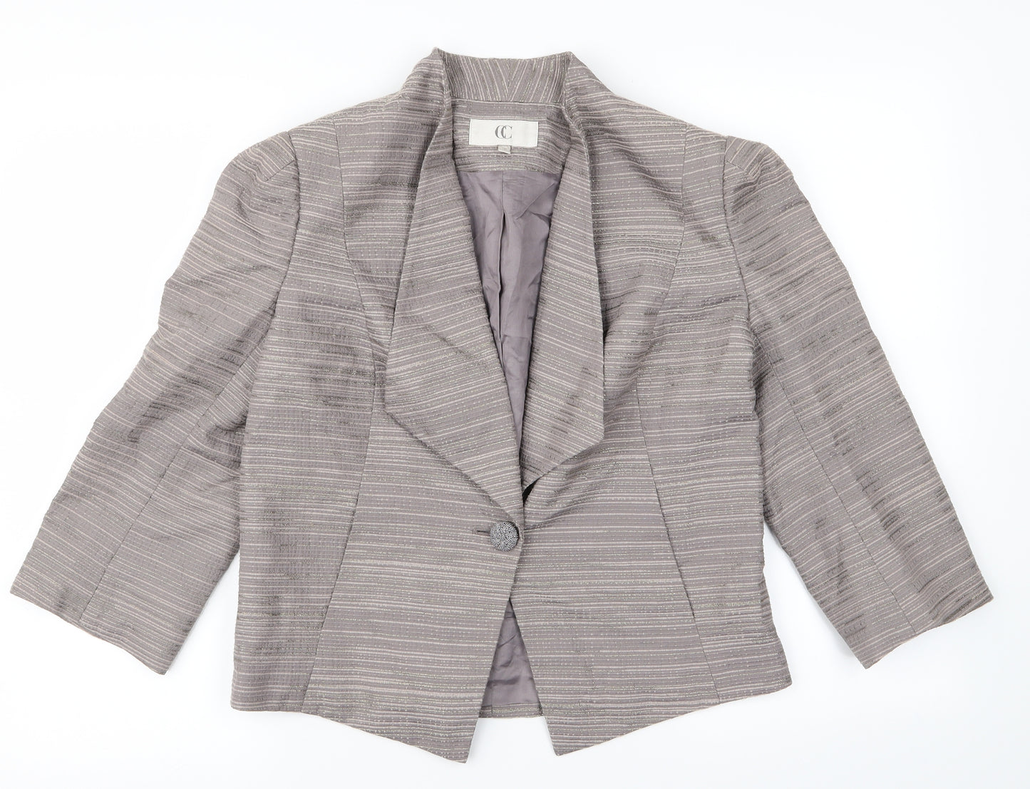cc Womens Grey   Jacket  Size 12