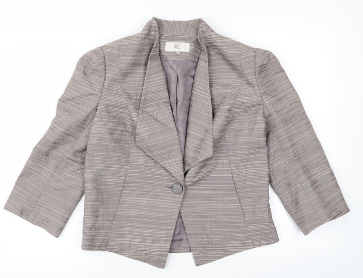 cc Womens Grey   Jacket  Size 12
