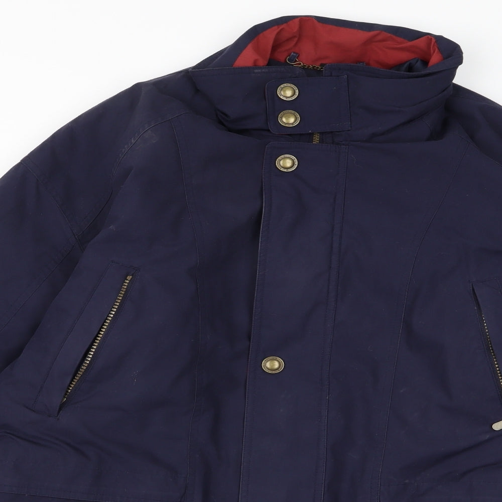 baracuda Mens Blue   Windbreaker Coat Size M