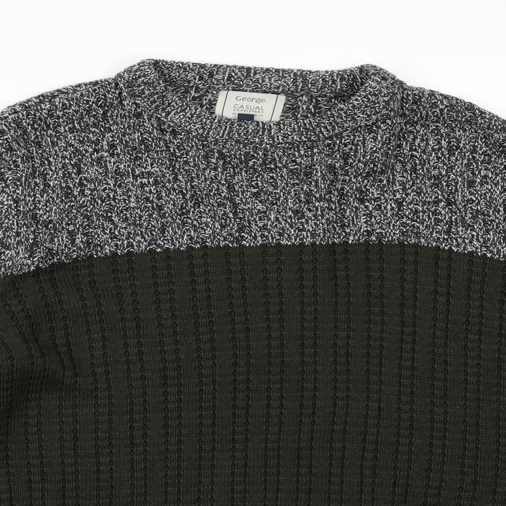 George Mens Green   Pullover Jumper Size M