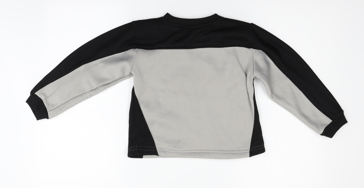 Unbranded Boys Grey   Pullover Jumper Size 6 Years
