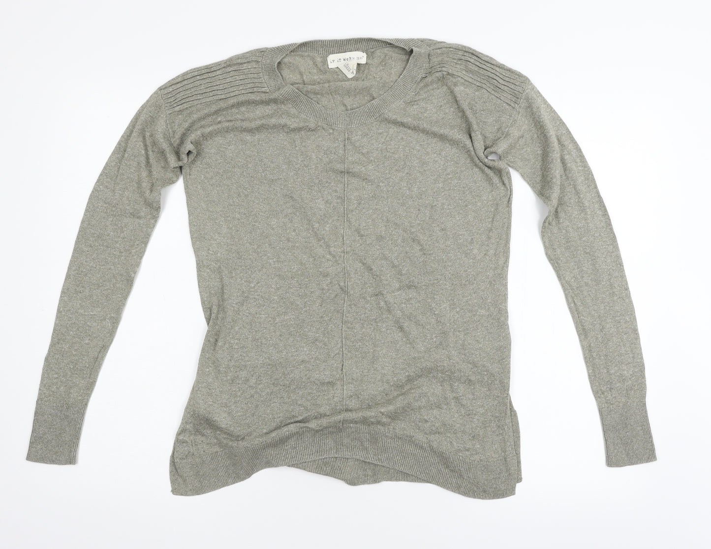 if it were me Womens Grey   Pullover Jumper Size S