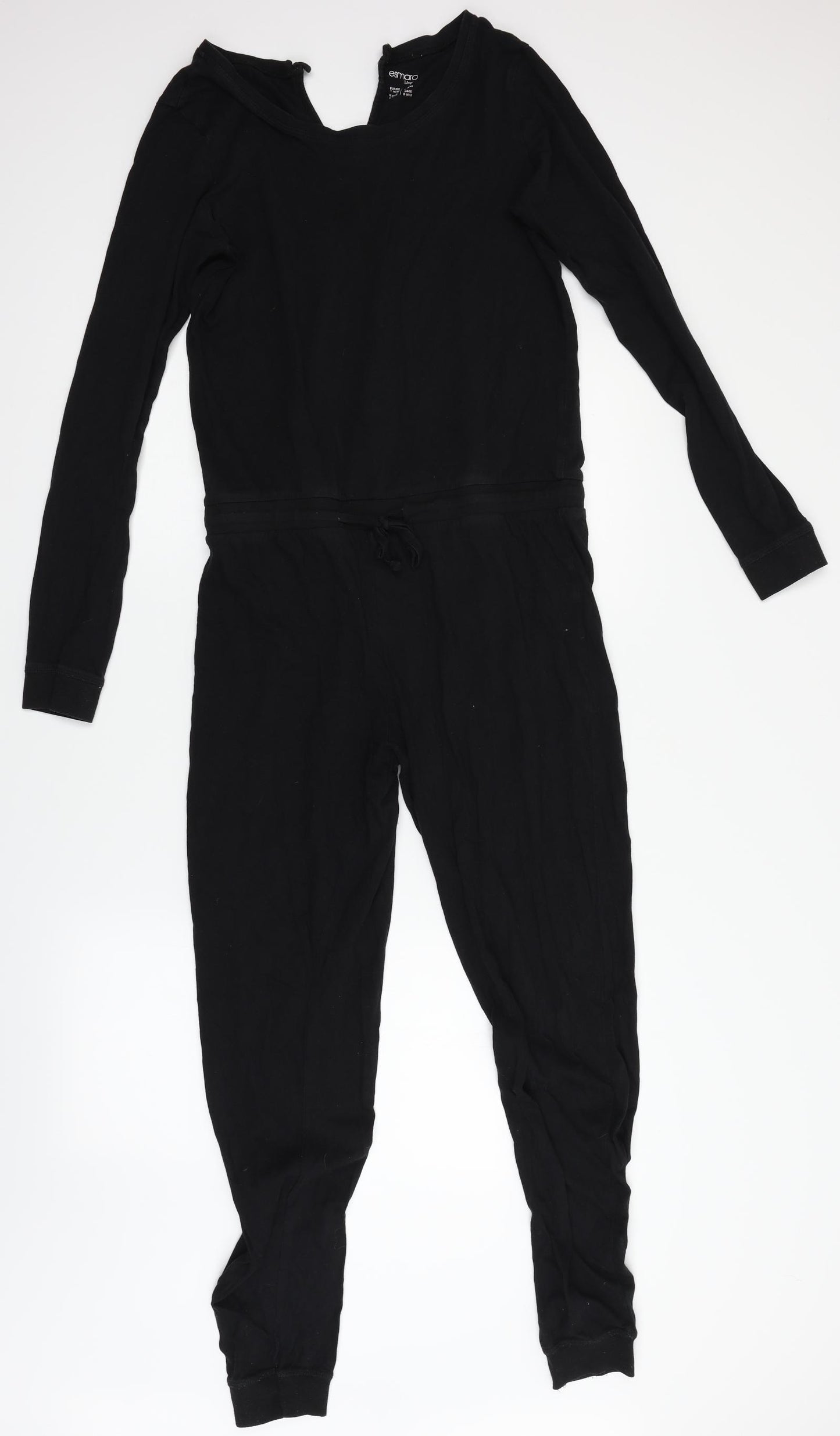 ESMARA Womens Black   Bodysuit One-Piece Size 10 L28 in