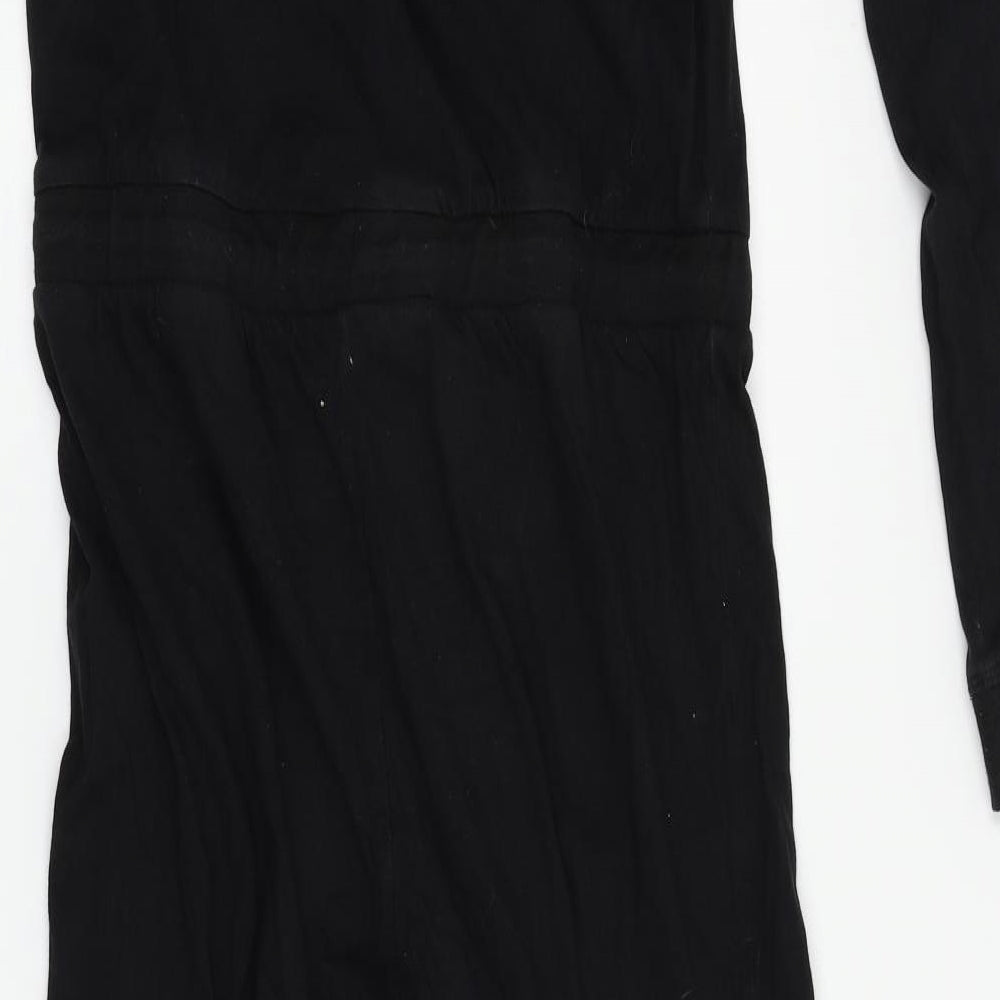 ESMARA Womens Black   Bodysuit One-Piece Size 10 L28 in