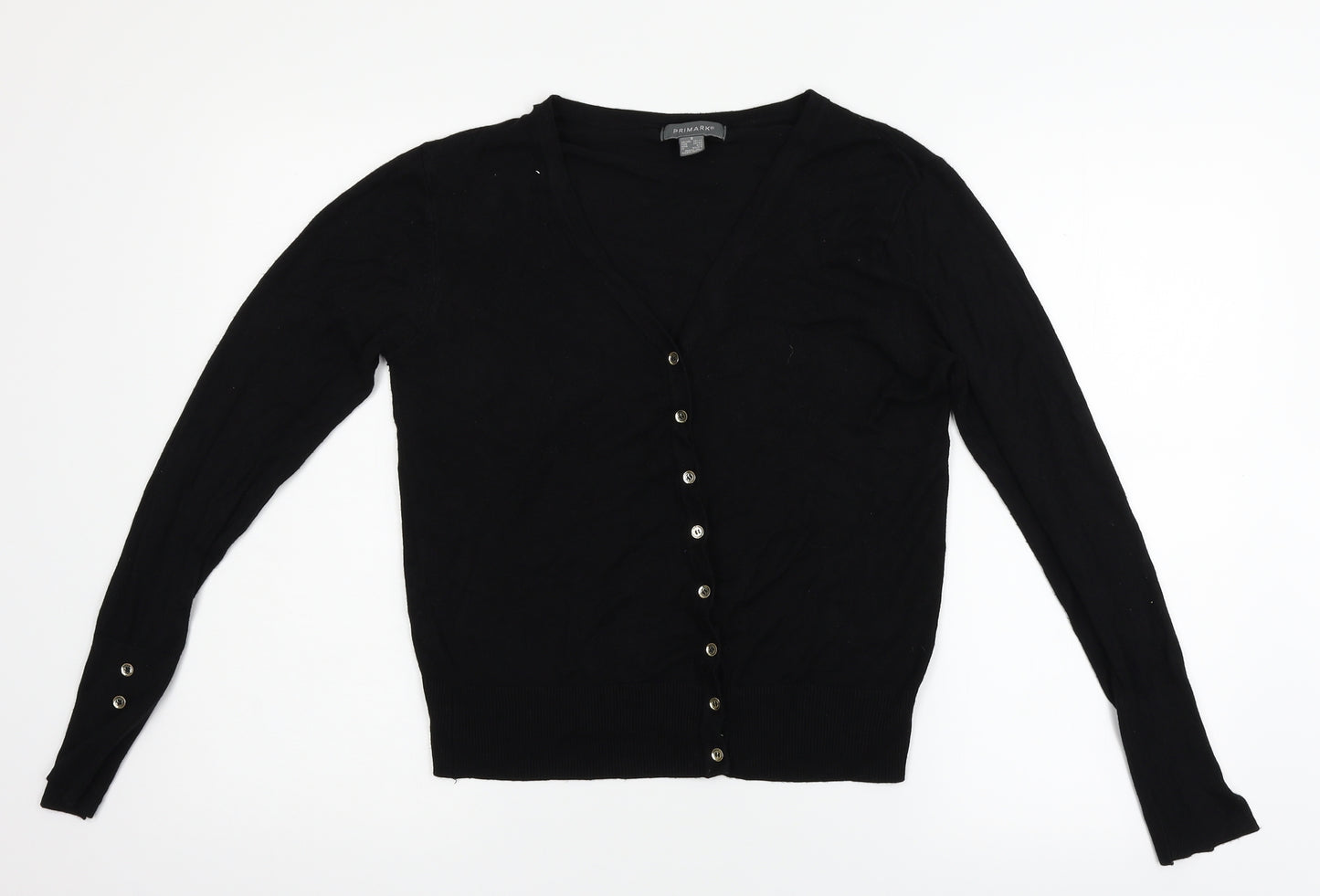 Primark Womens Black   Cardigan Jumper Size 10
