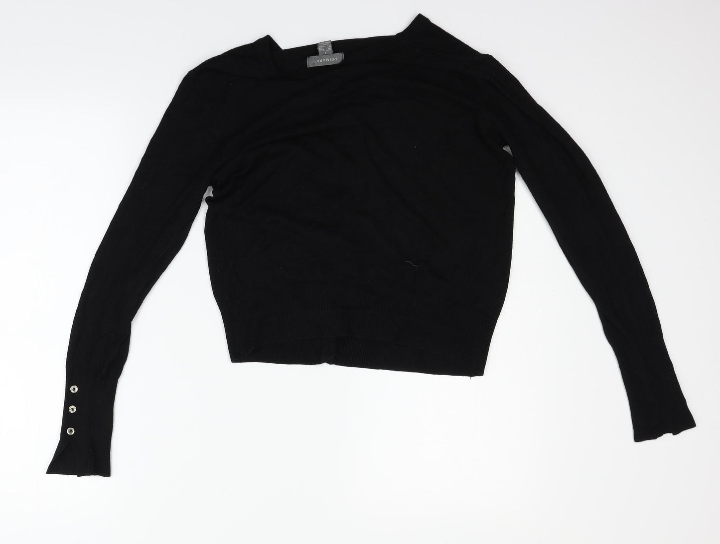 Primark Womens Black   Cardigan Jumper Size 10