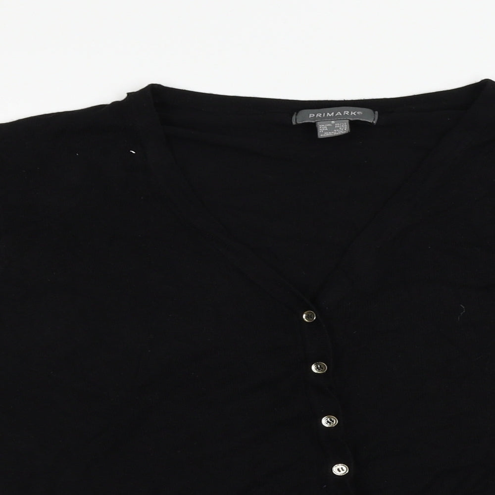 Primark Womens Black   Cardigan Jumper Size 10