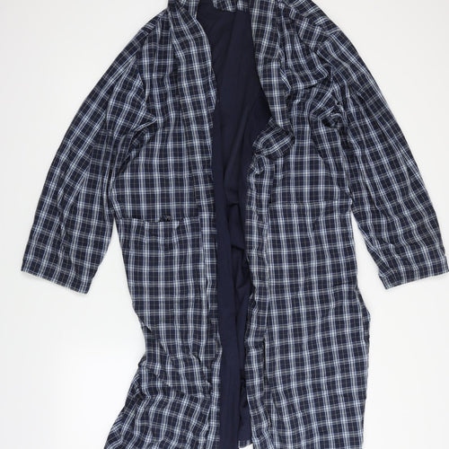 Matalan Mens Blue Plaid   Gown Size M