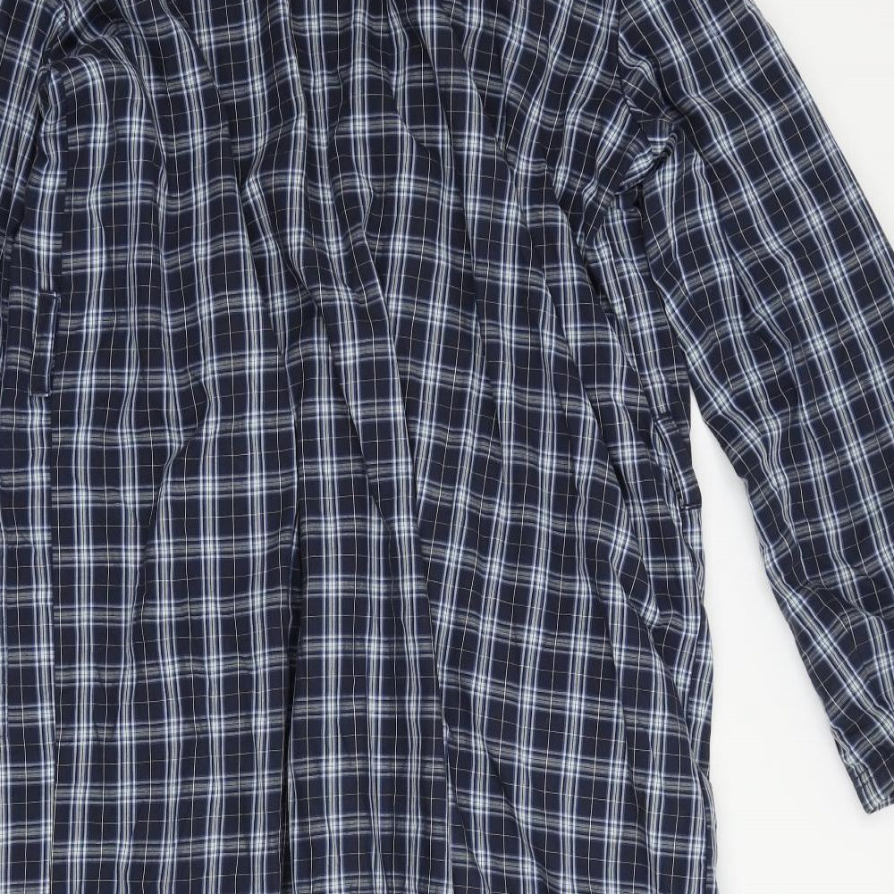 Matalan Mens Blue Plaid   Gown Size M