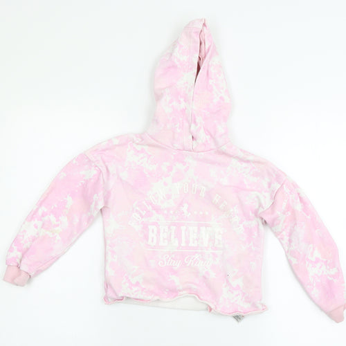 F&F Girls Pink   Pullover Hoodie Size 7-8 Years