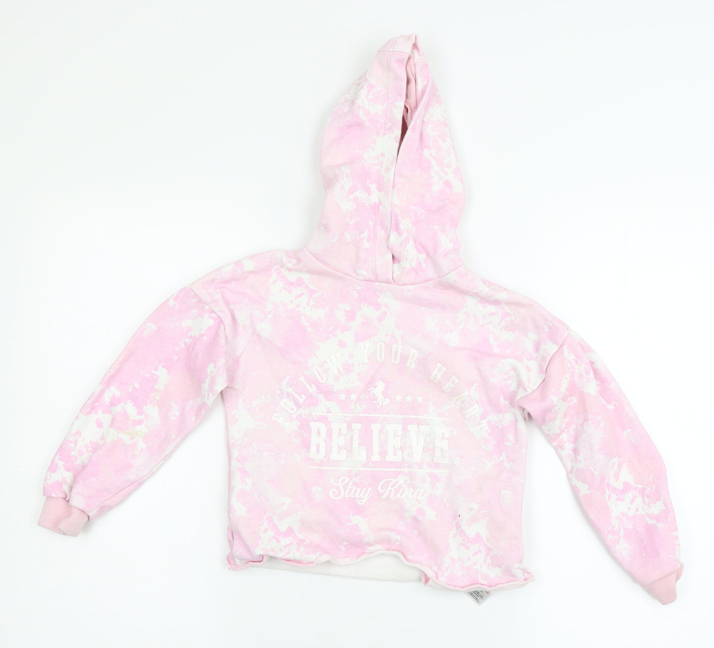F&F Girls Pink   Pullover Hoodie Size 7-8 Years