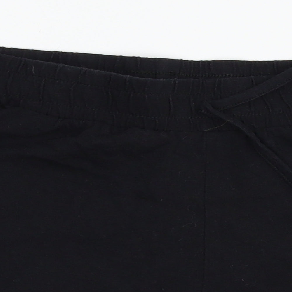 F&F Girls Black    Sleep Shorts Size 12-13 Years