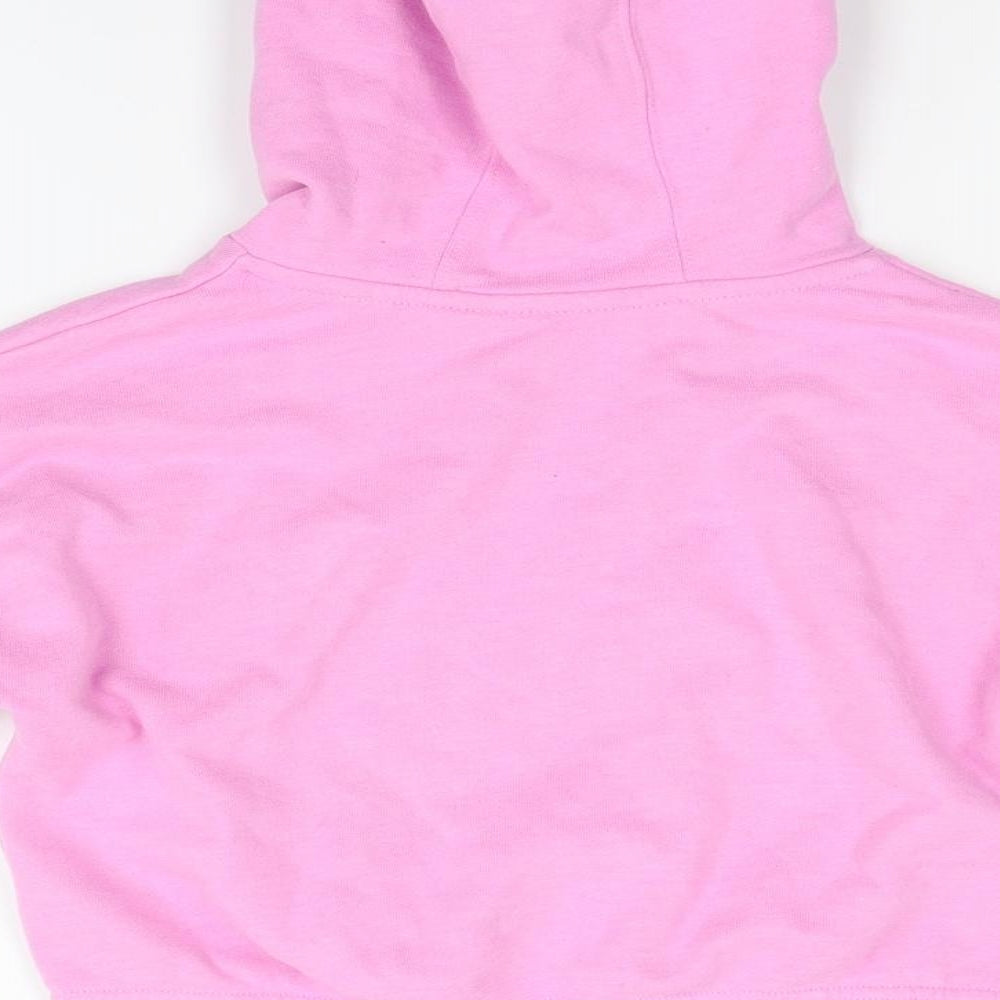 St Bernard Girls Pink   Pullover Hoodie Size 7-8 Years  - cropped