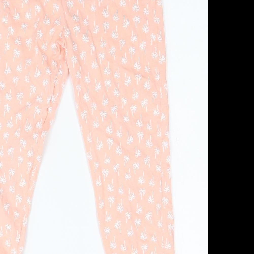 Primark Girls Pink Floral   Pyjama Pants Size 7-8 Years