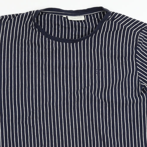 casual friday Mens Black Striped   T-Shirt Size M