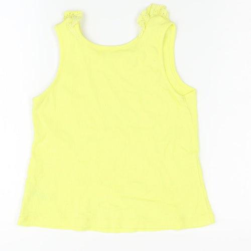 George Girls Yellow   Basic Tank Size 7-8 Years