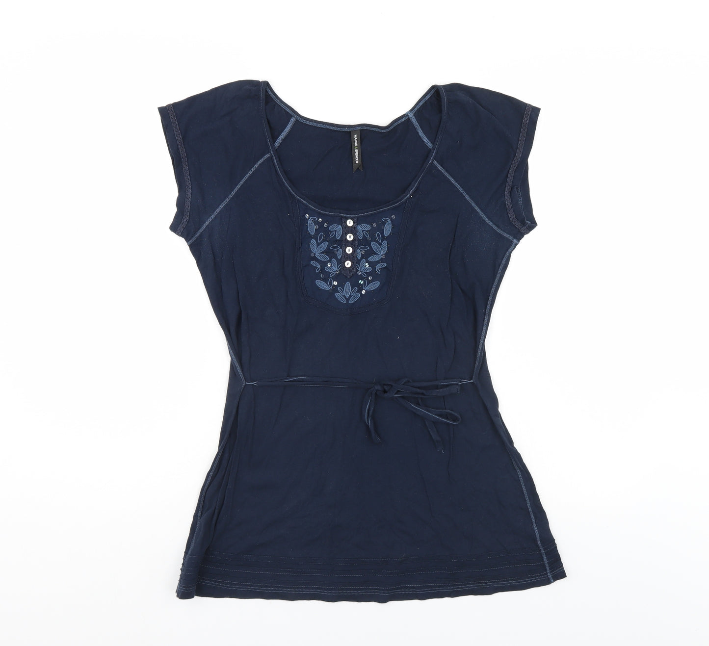 Marks and Spencer Womens Blue   Tunic Blouse Size 12