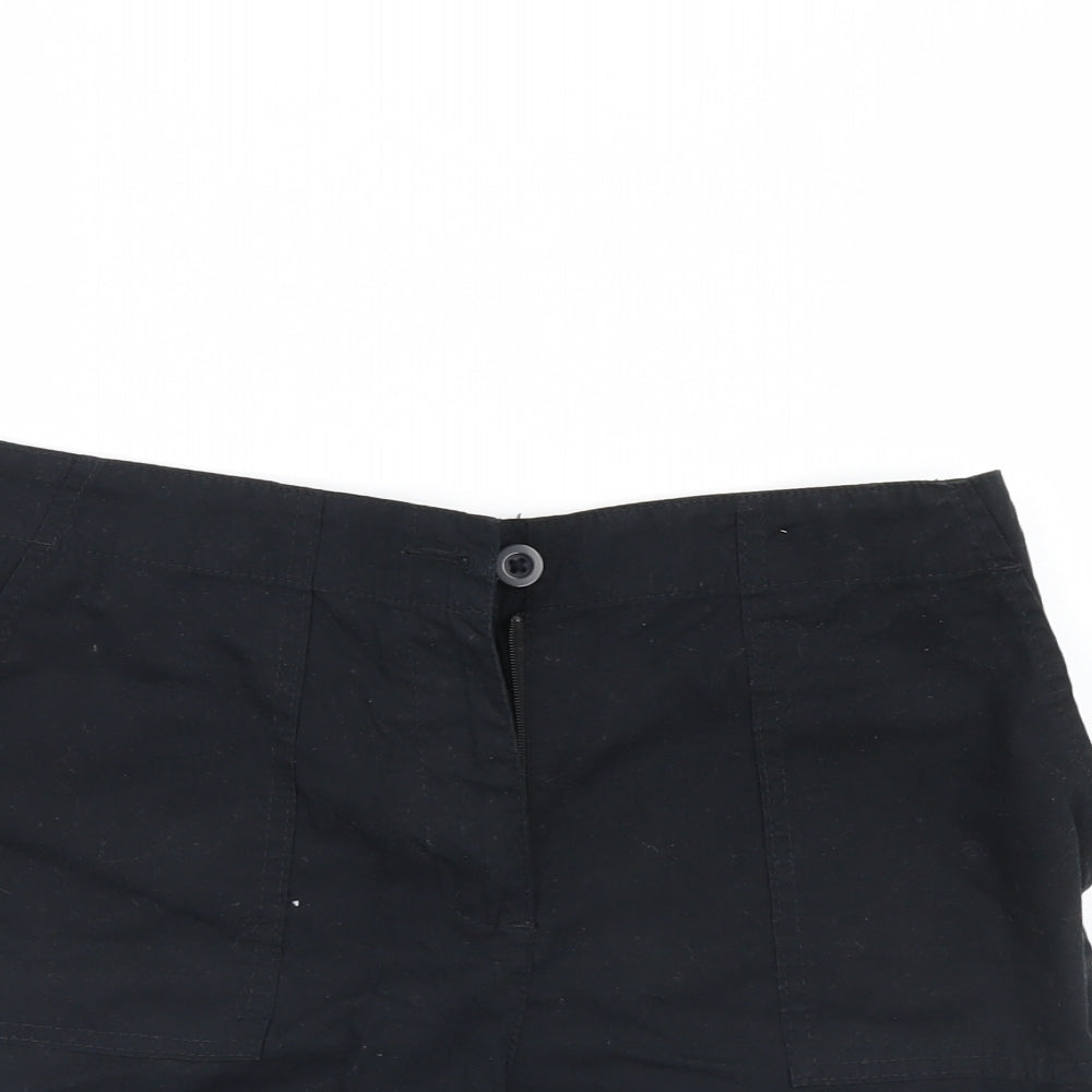 Marks & Spencer` Womens Black   Biker Shorts Size 12