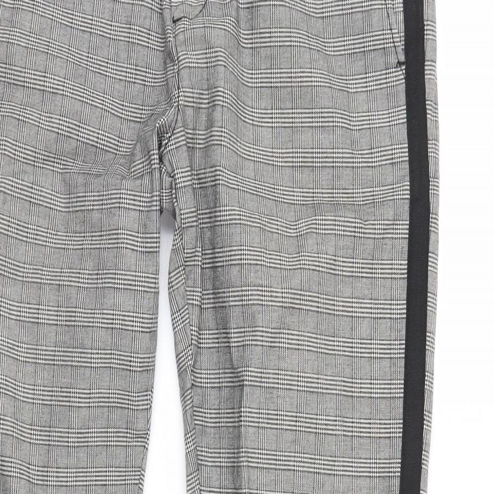 River Island Mens Grey Check  Trousers  Size 34 L32 in