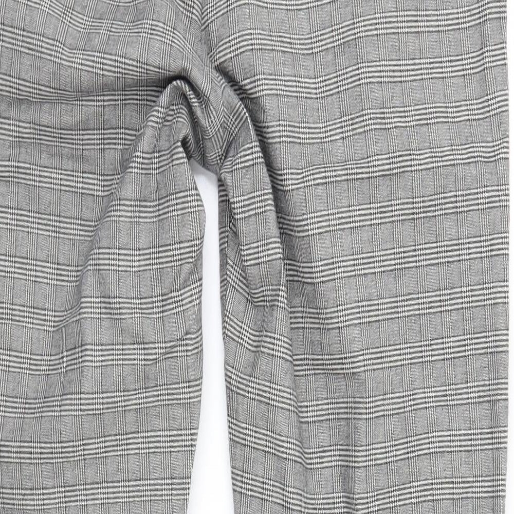 River Island Mens Grey Check  Trousers  Size 34 L32 in