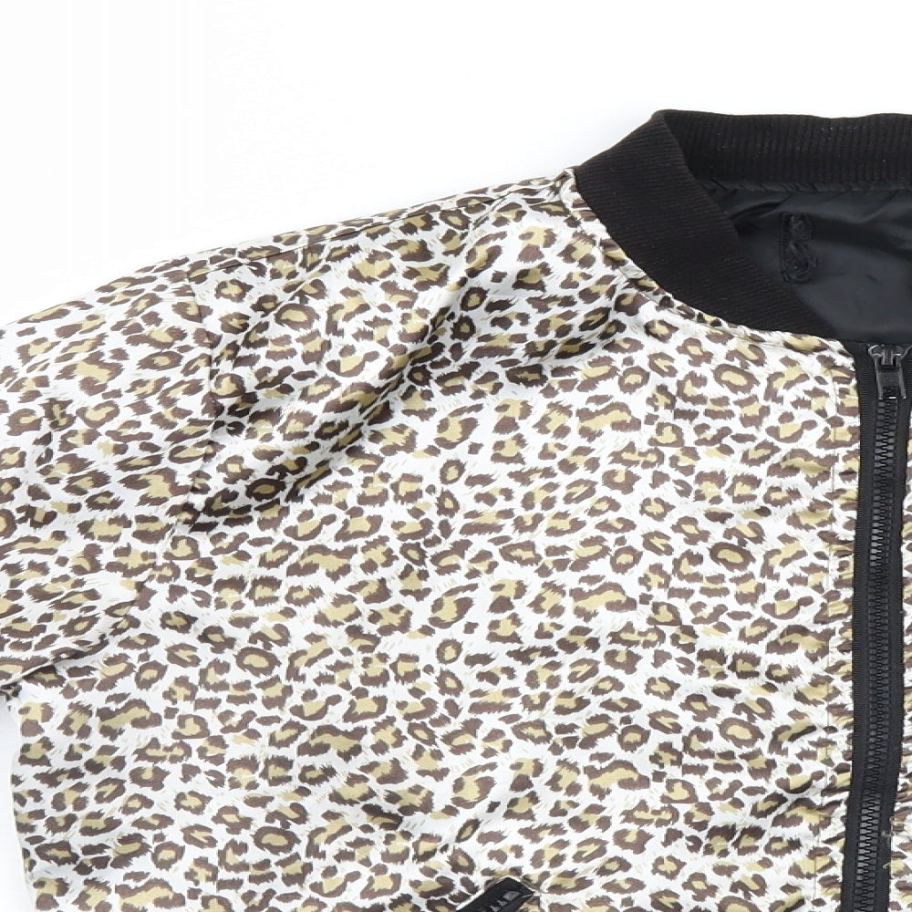 Preworn Womens Multicoloured Animal Print  Jacket  Size 14