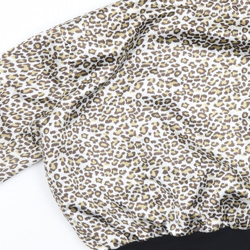 Preworn Womens Multicoloured Animal Print  Jacket  Size 14