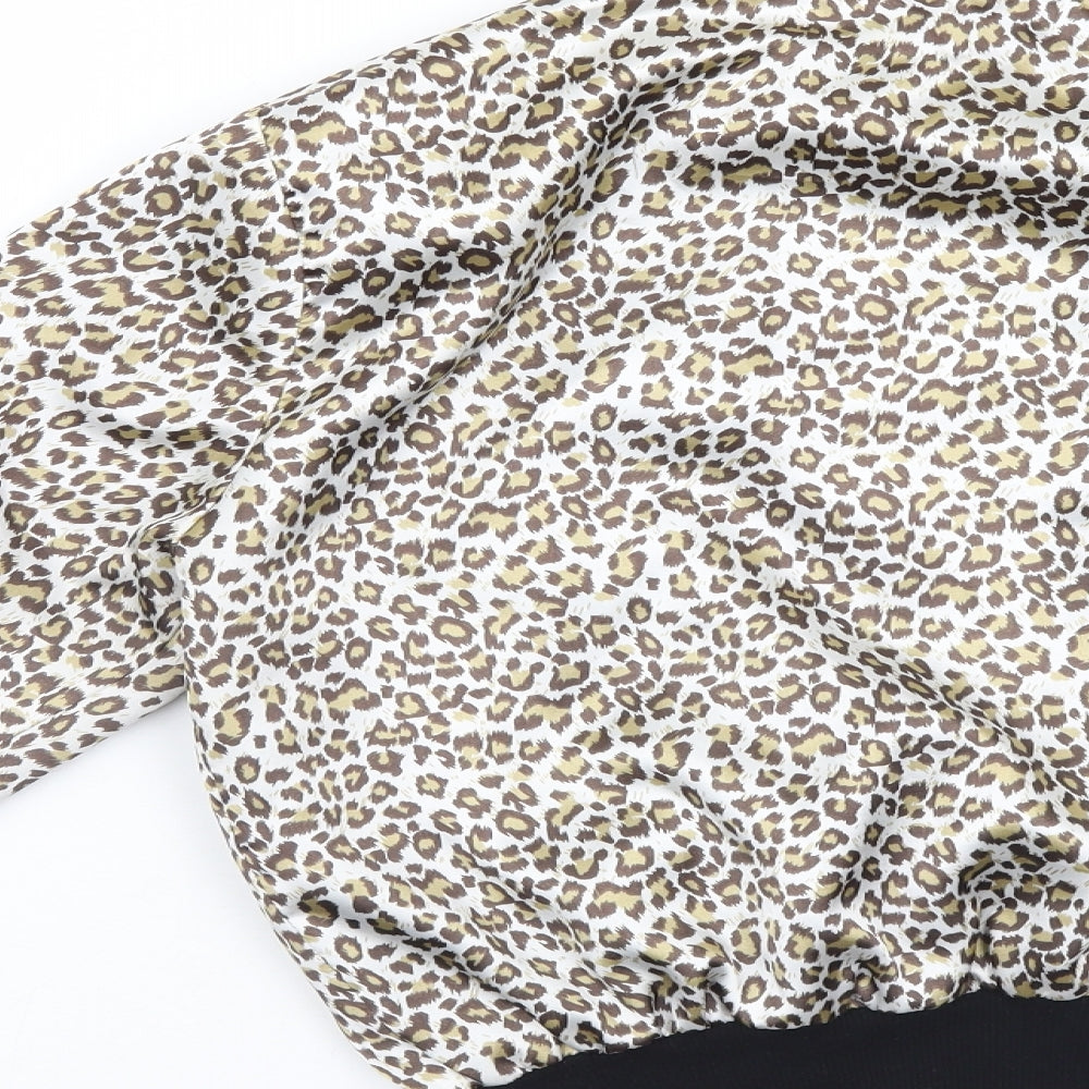 Preworn Womens Multicoloured Animal Print  Jacket  Size 14