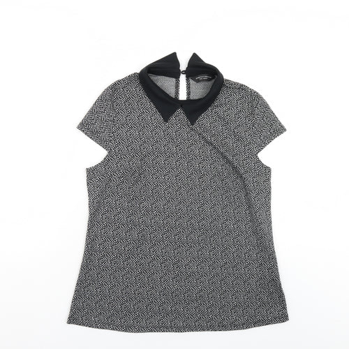 Dorothy Perkins Womens Black   Basic Blouse Size 16