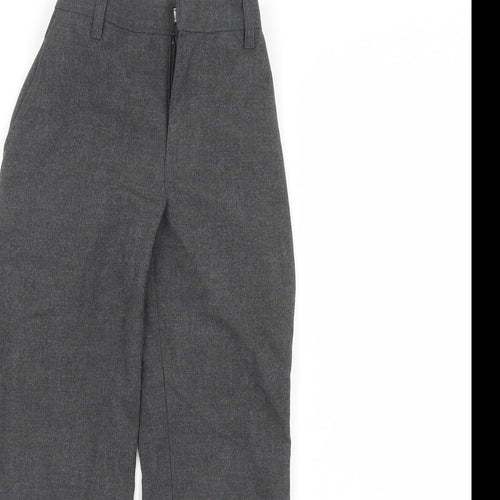 M&S Boys Grey    Trousers Size 6-7 Years - School Trousers