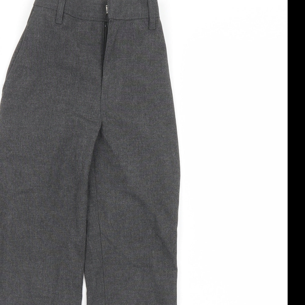 M&S Boys Grey    Trousers Size 6-7 Years - School Trousers