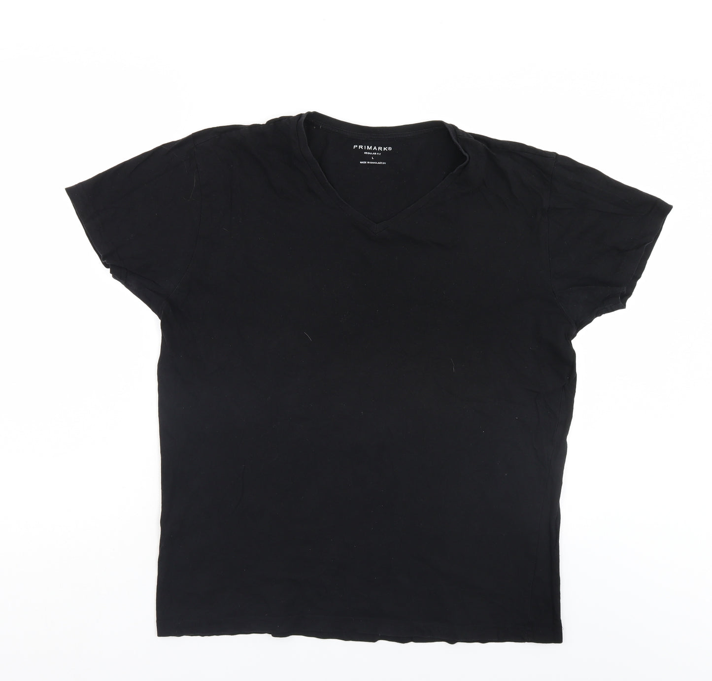 Primark Mens Black    T-Shirt Size L