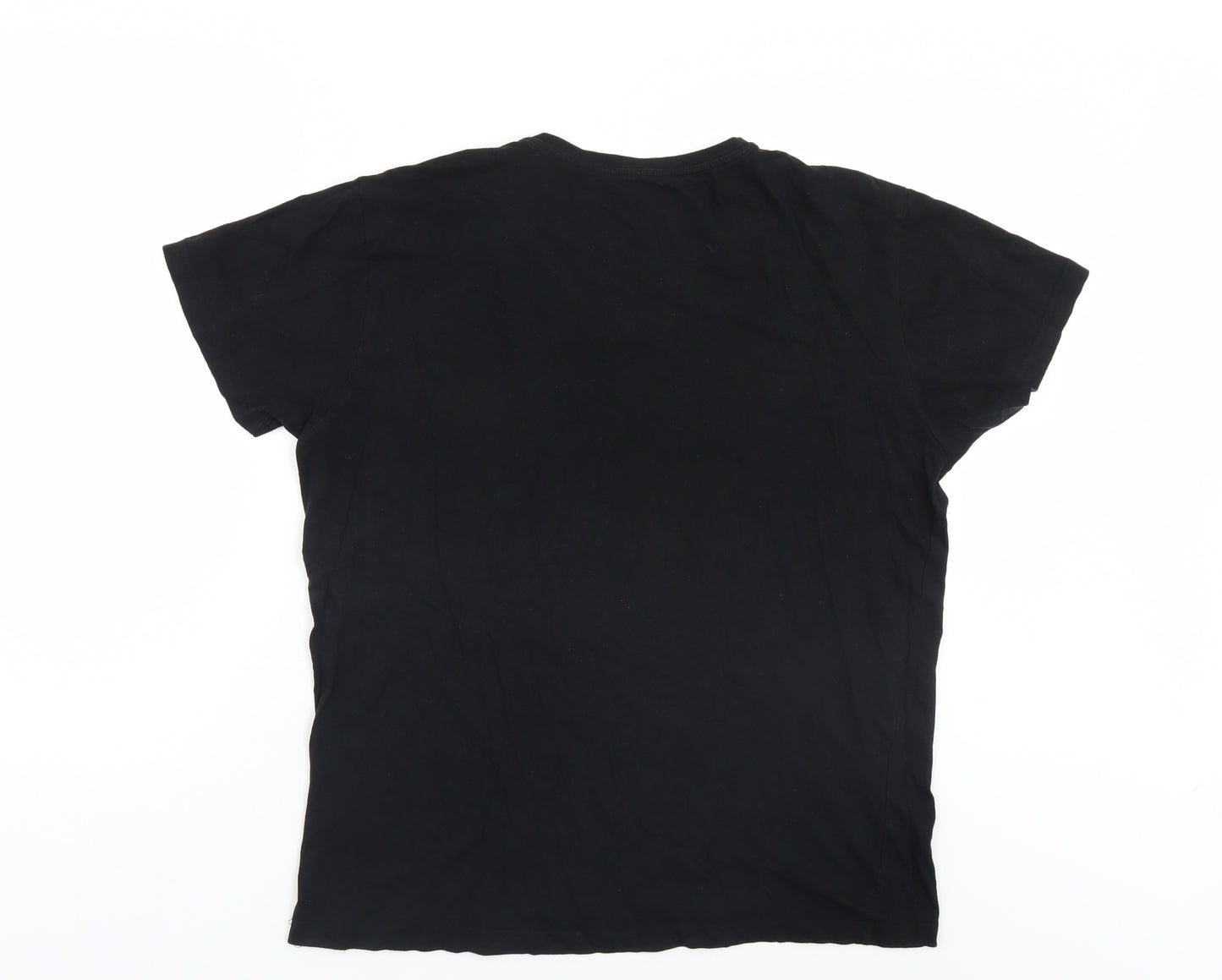 Primark Mens Black    T-Shirt Size L
