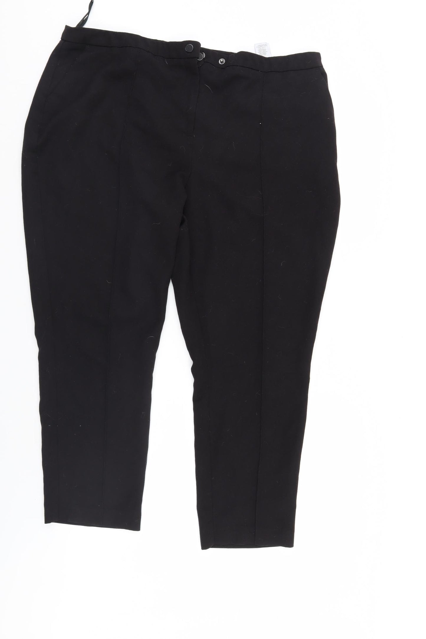 F&F Womens Black   Trousers  Size 20 L26 in