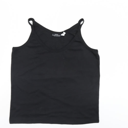 Dimentions Womens Black   Basic Tank Size XL